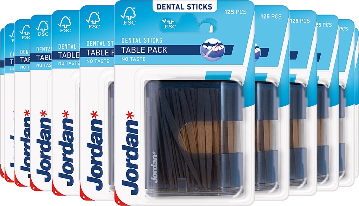 12x Jordan Dental Stick Table Pack (1 stuk)