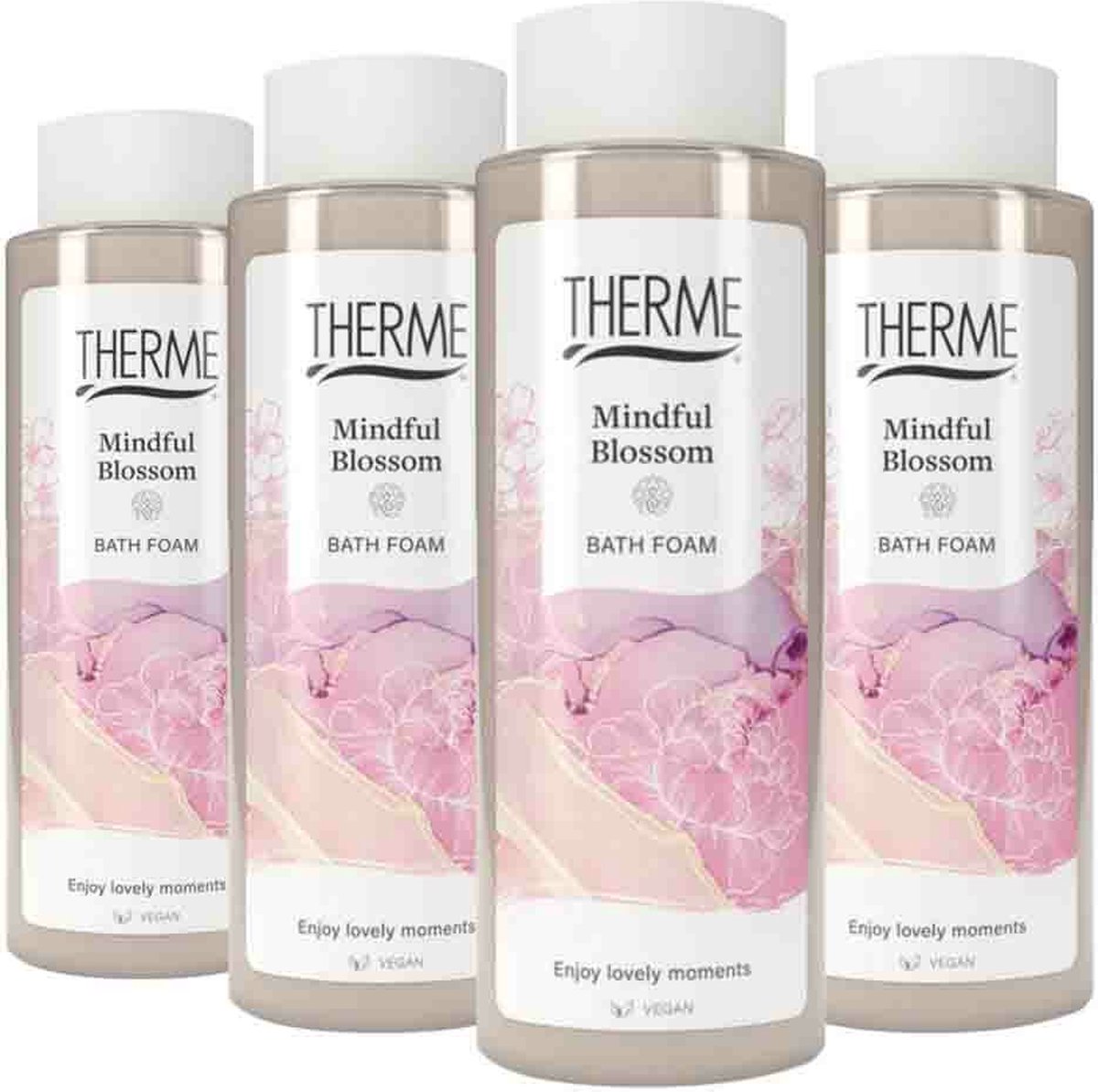 4x Therme Mindfull Blossom Bath Foam (500 ml)