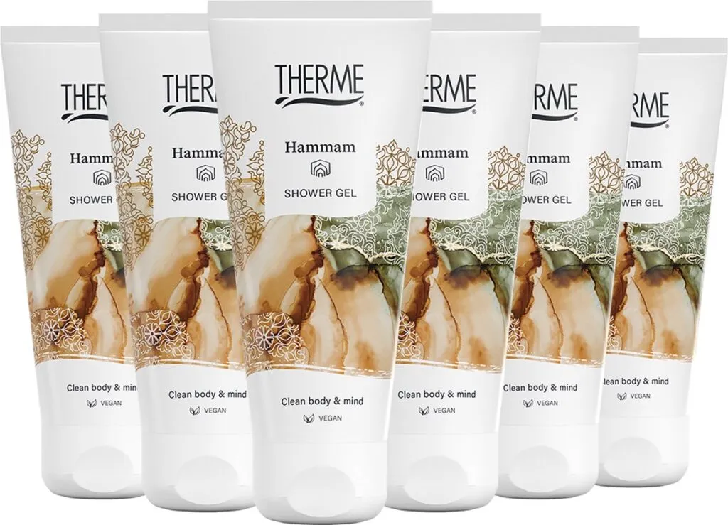6x Therme Hammam showergel (200 ml)