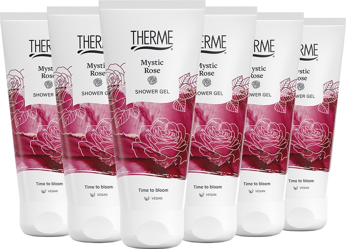 6x Therme Showergel mystic rose (200 ml)