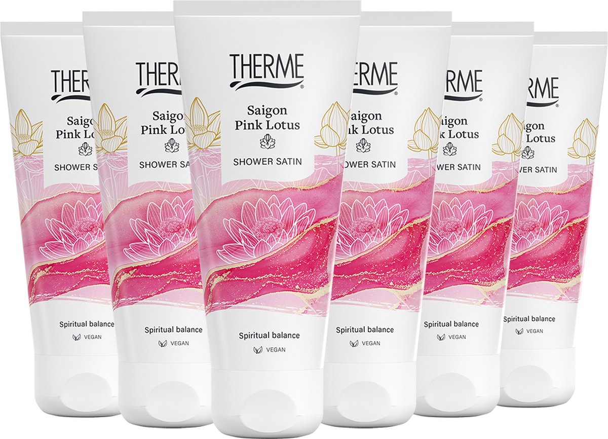 6x Therme Showergel saigon pink lotus (200 ml)