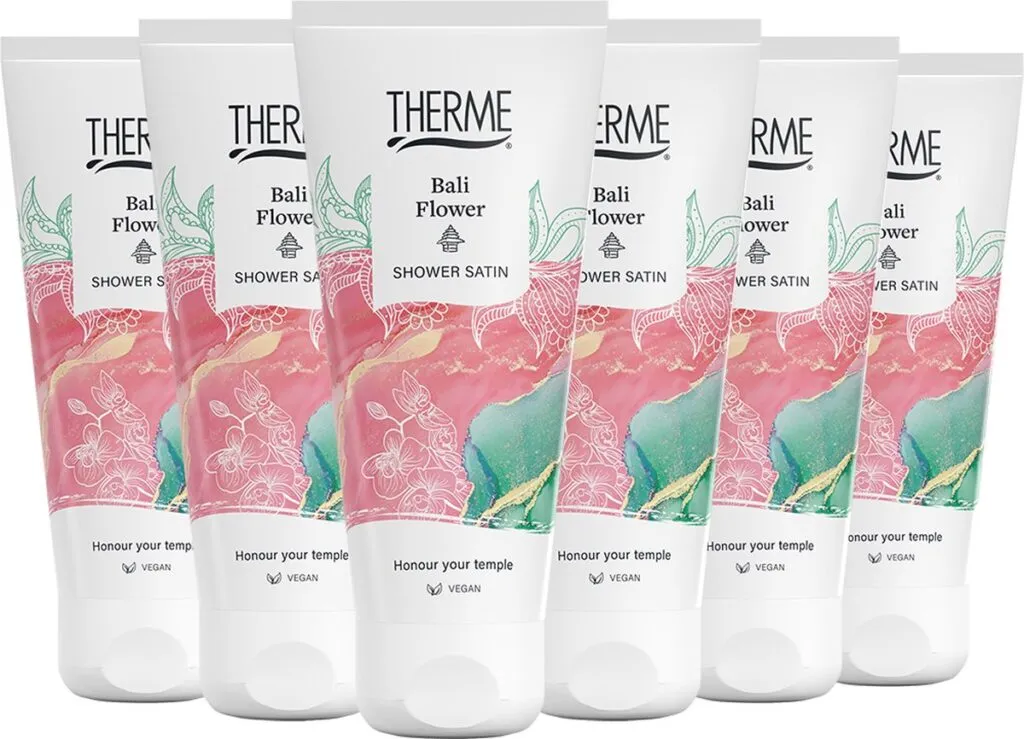 6x Therme Bali flower shower satijn (200 ml)