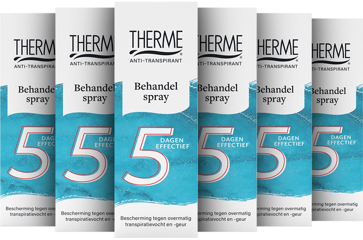 6x Therme Deodorant behandelspray antitranspirant (25 ml)