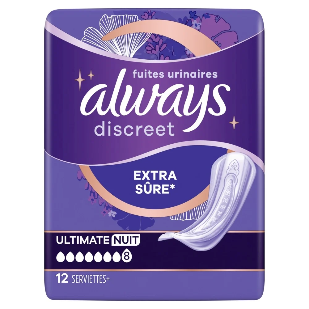 Always Discreet Extra Ultimate Night (12 stuks)