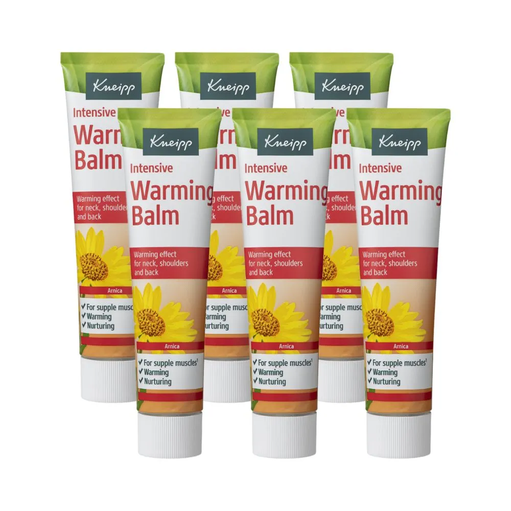 6x Kneipp Arnica intensive Warming Balm (100 ml)