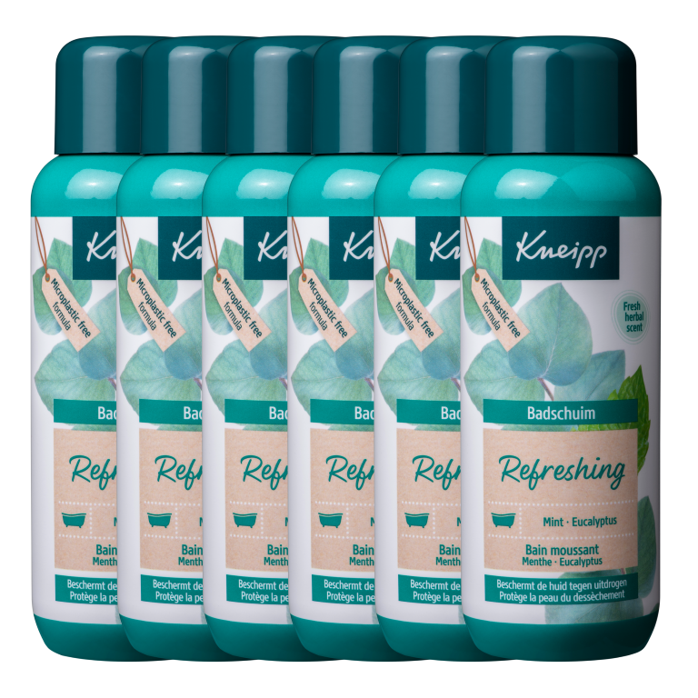 6x Kneipp Badschuim refreshing (400 ml)