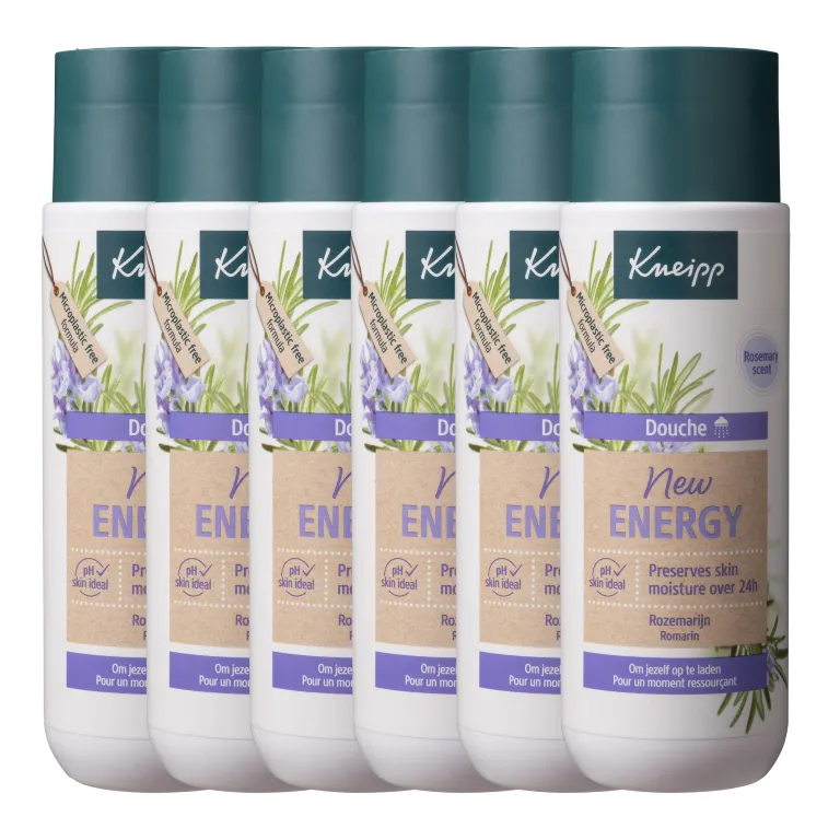 6x Kneipp New energy douche (200 ml)