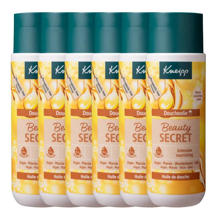 6x Kneipp Beauty secret doucheolie (200 ml)