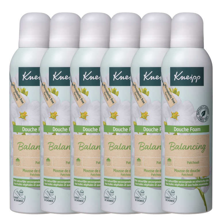 6x Kneipp Douche foam balancing (200 ml)