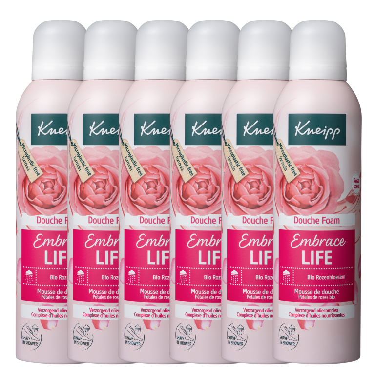 6x Kneipp Douche Foam Embrace Life (200 ml)