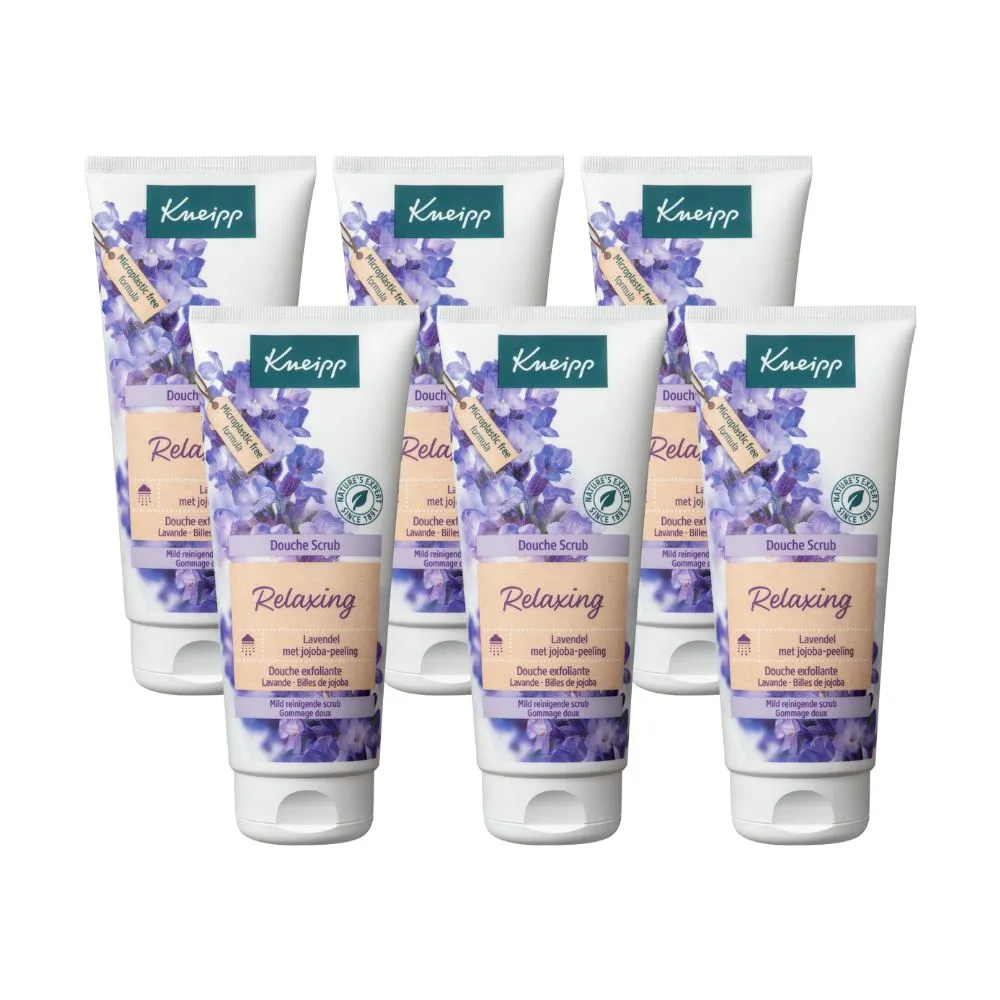 6x Kneipp Douchescrub relaxing (200 ml)