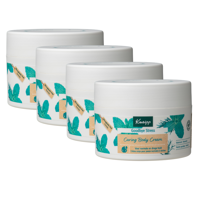 4x Kneipp Body cream goodbye stress (200 ml)