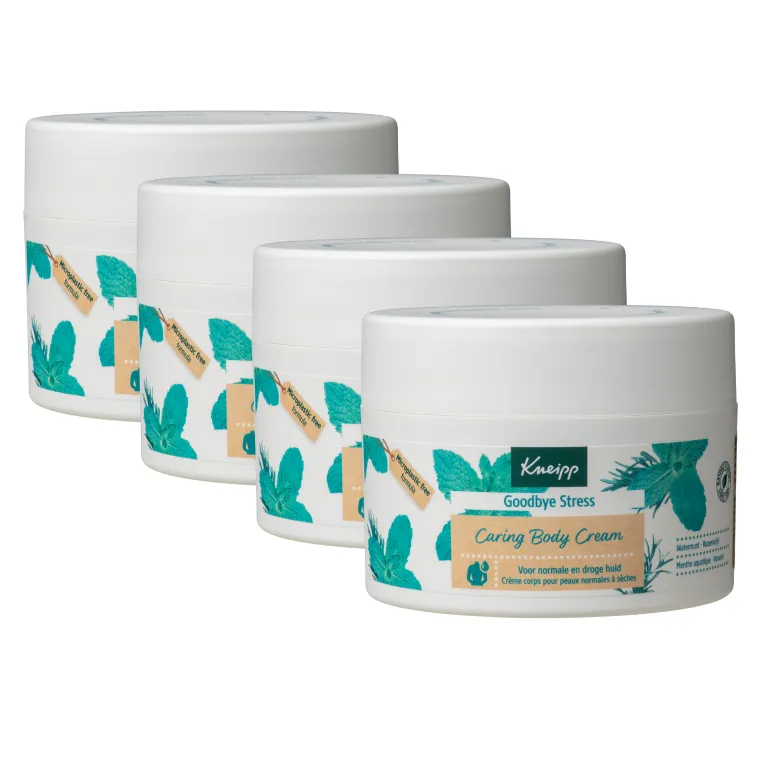 4x Kneipp Body cream goodbye stress (200 ml)