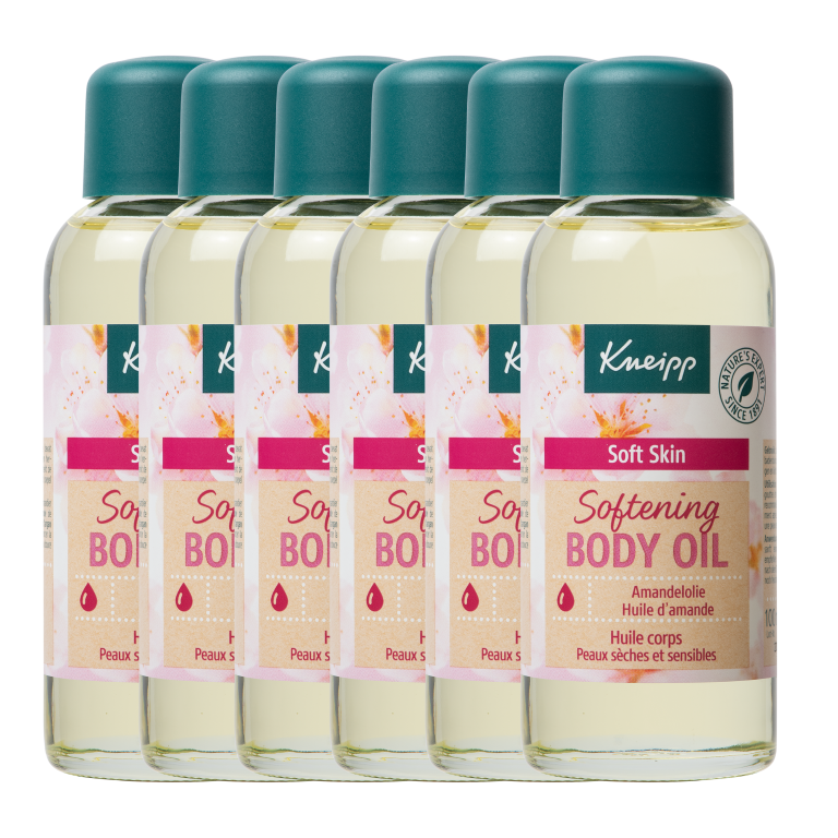 6x Kneipp Huidolie soft skin (100 ml)