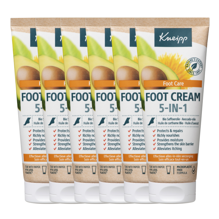 6x Kneipp Voetcreme 5-in-1 (75 ml)