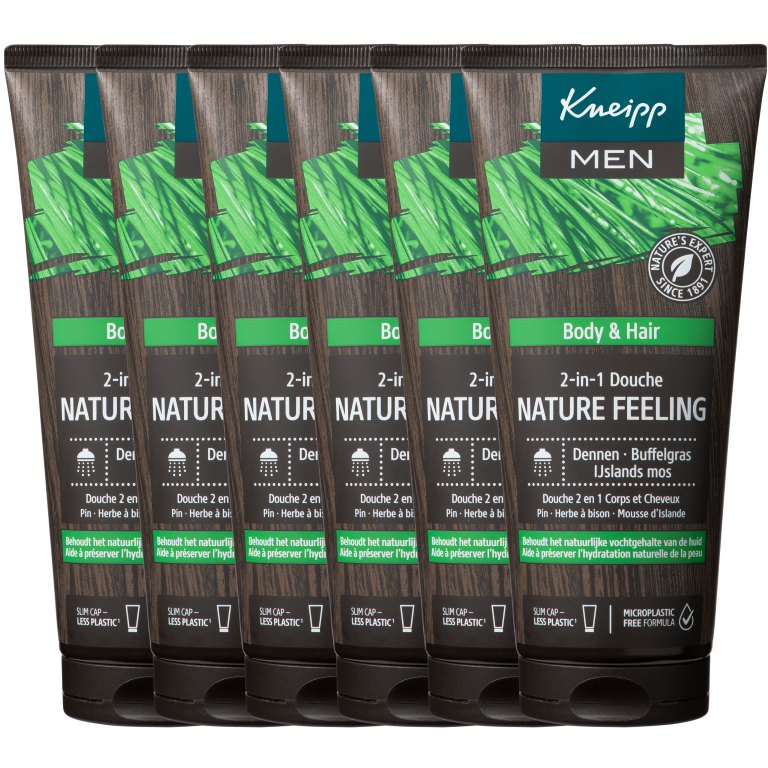 6x Kneipp Douche 2-in-1 nature (200 ml)