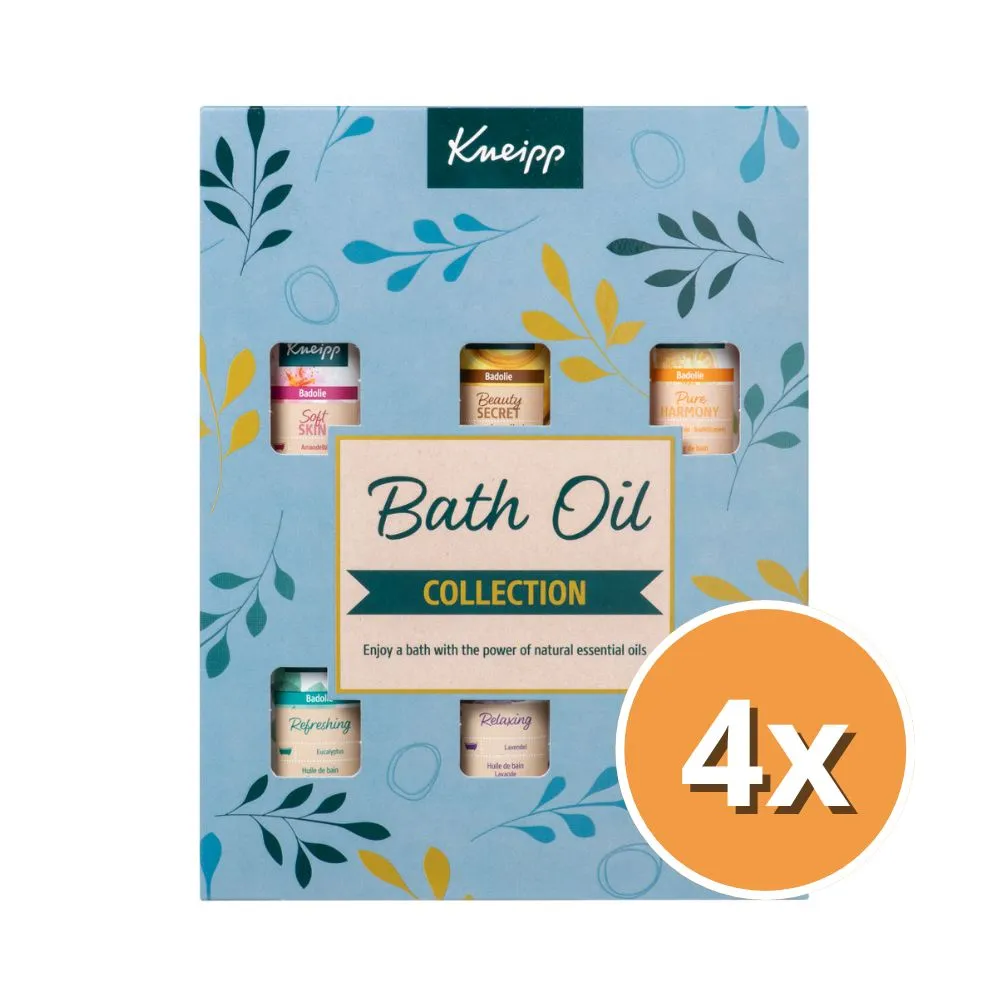 4x Kneipp Geschenkverpakking badolie (1 set)