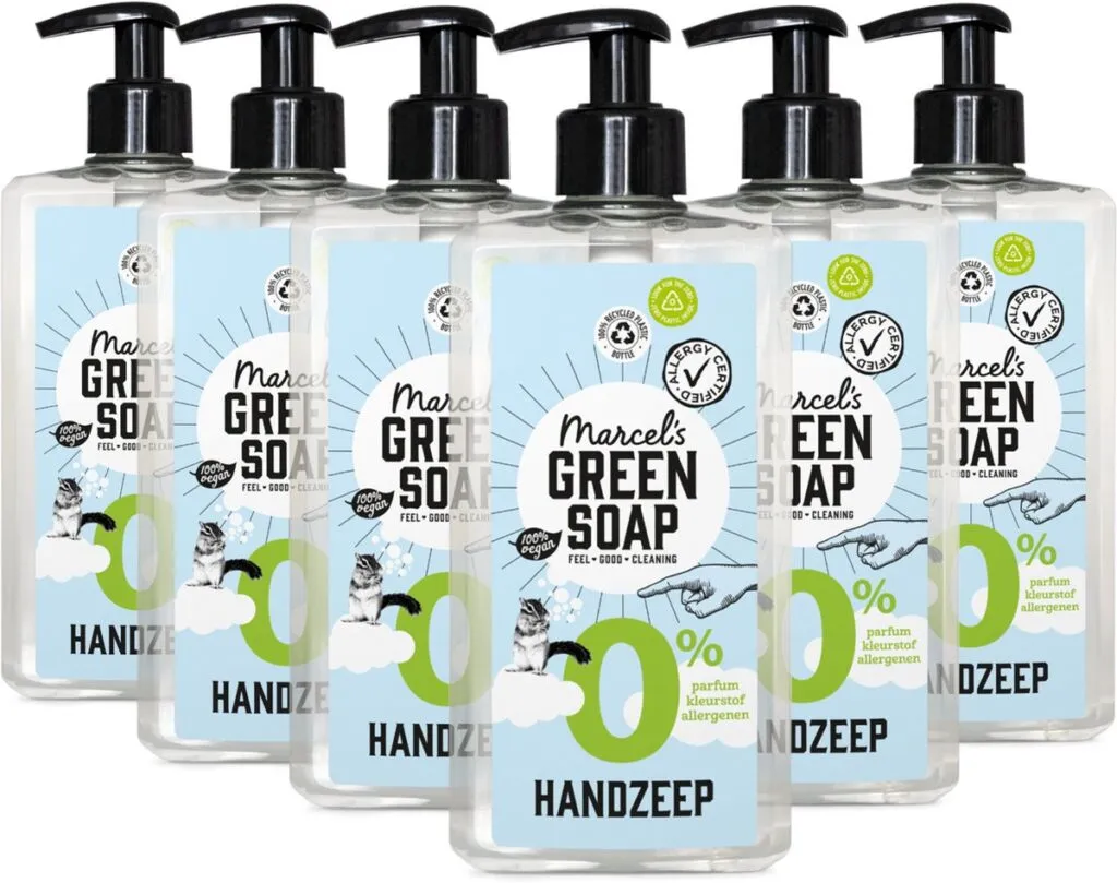 6x Marcel's Green Soap Handzeep 0% (500 ml)