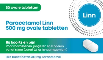 Linn Paracetamol 500mg Ovaal (50 tabletten)