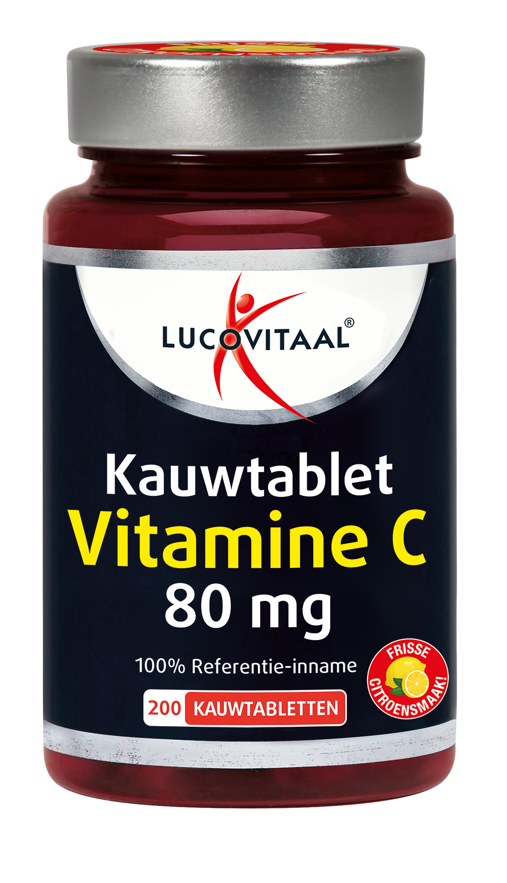 Lucovitaal Vitamine C 80mcg Kauwtablet Citroen (200 tabletten)