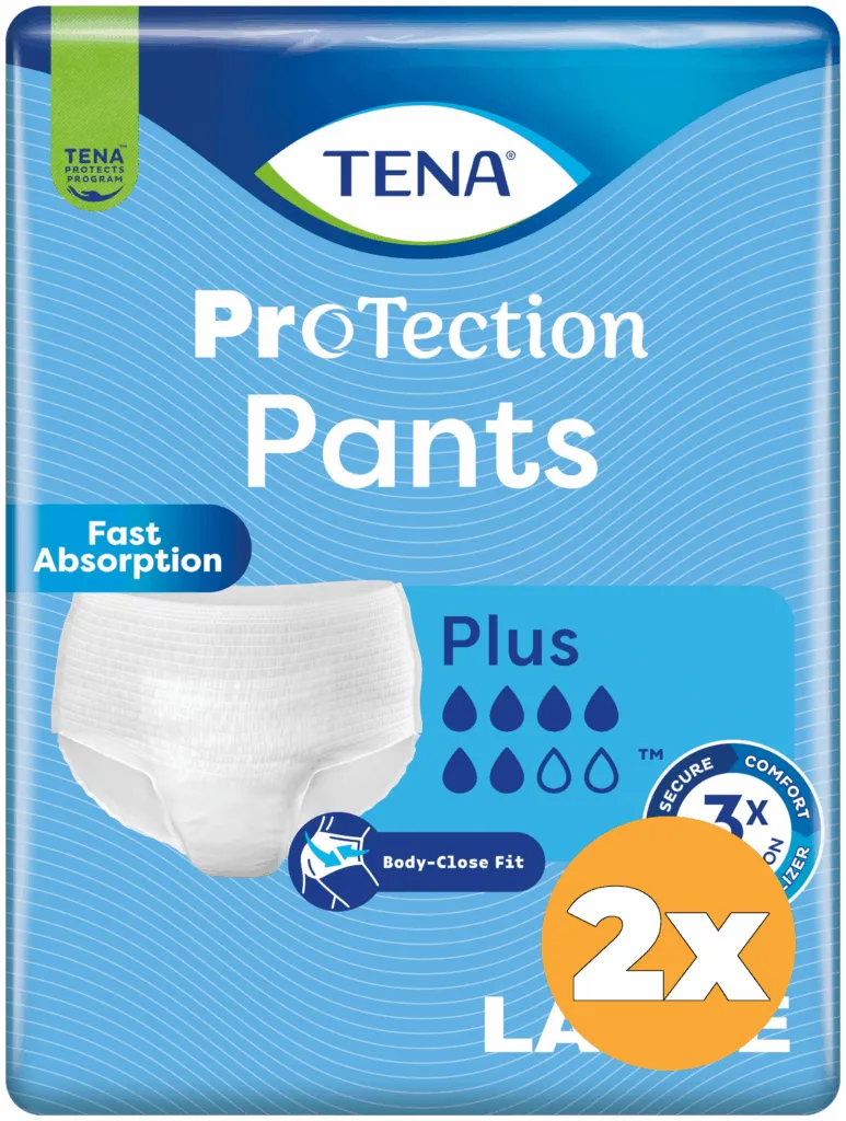 2x Tena Protection Pants Plus L (30 stuks)