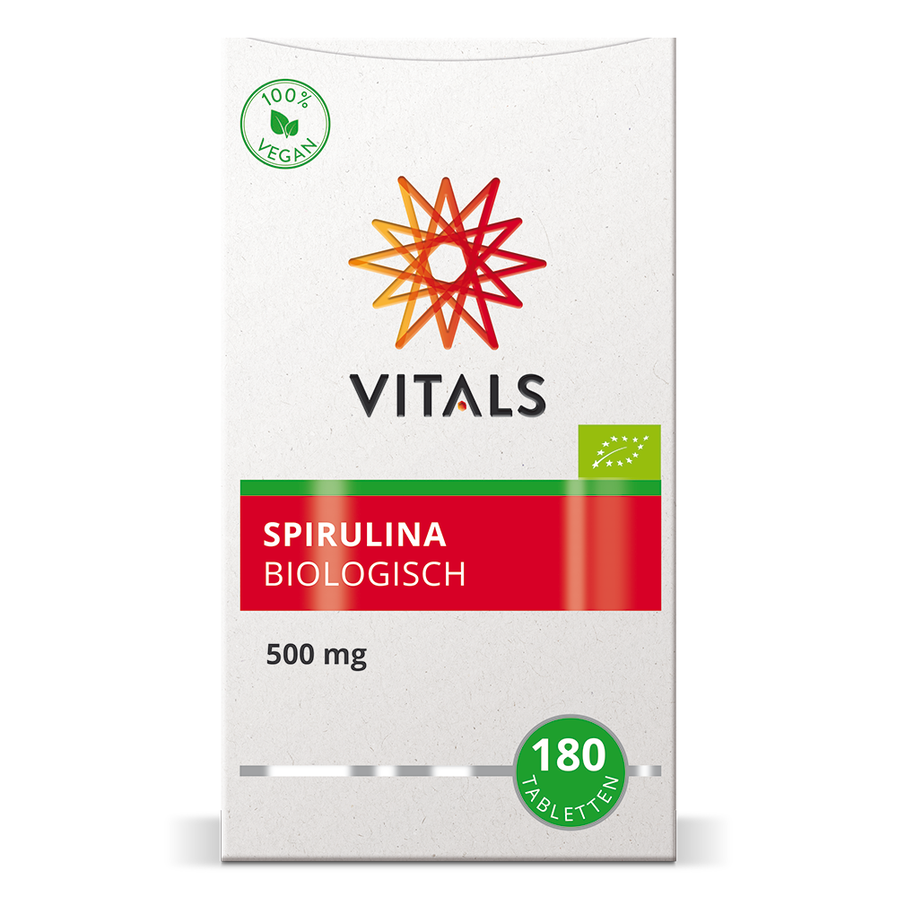Vitals Spirulina 500 mg bio (180 tabletten) - image 2