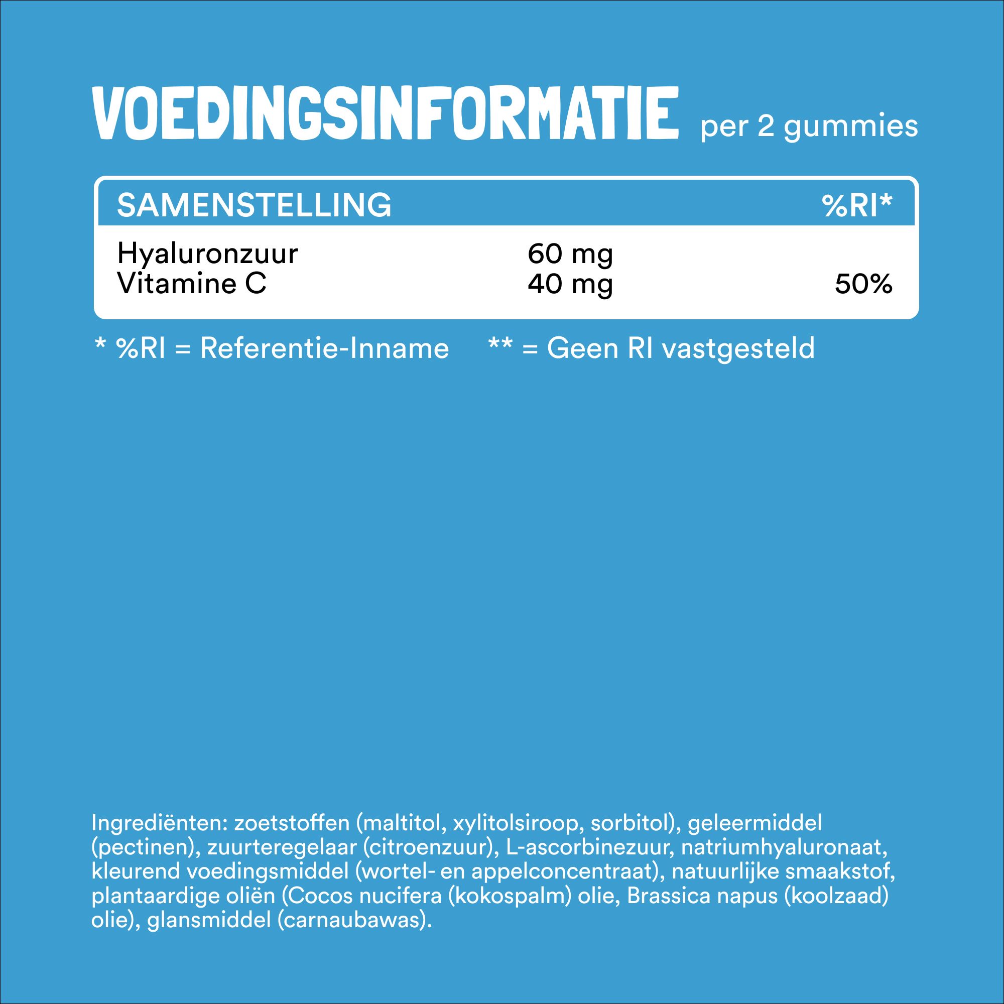 Yummygums Glowing Skin (60 stuks)