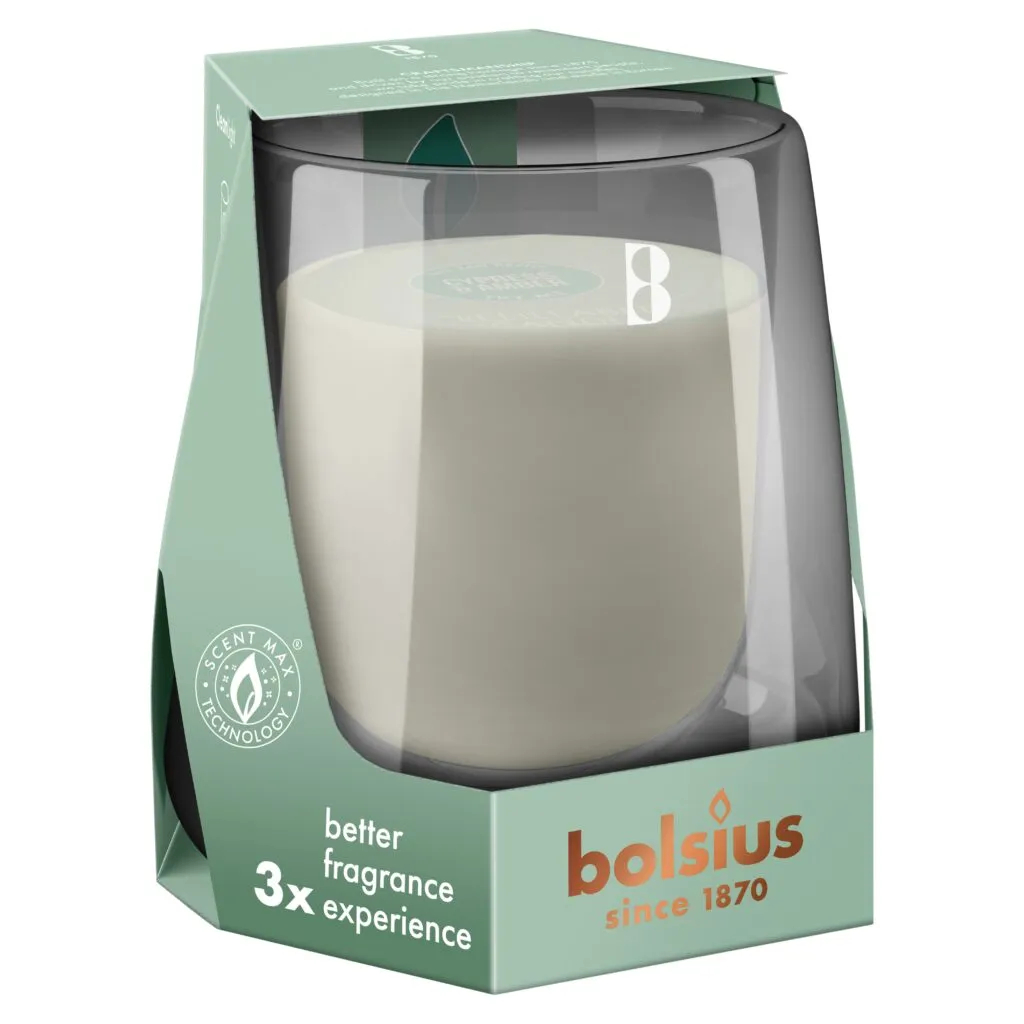 Bolsius Starterkit Clean Light Cypress & Amber (1 set)