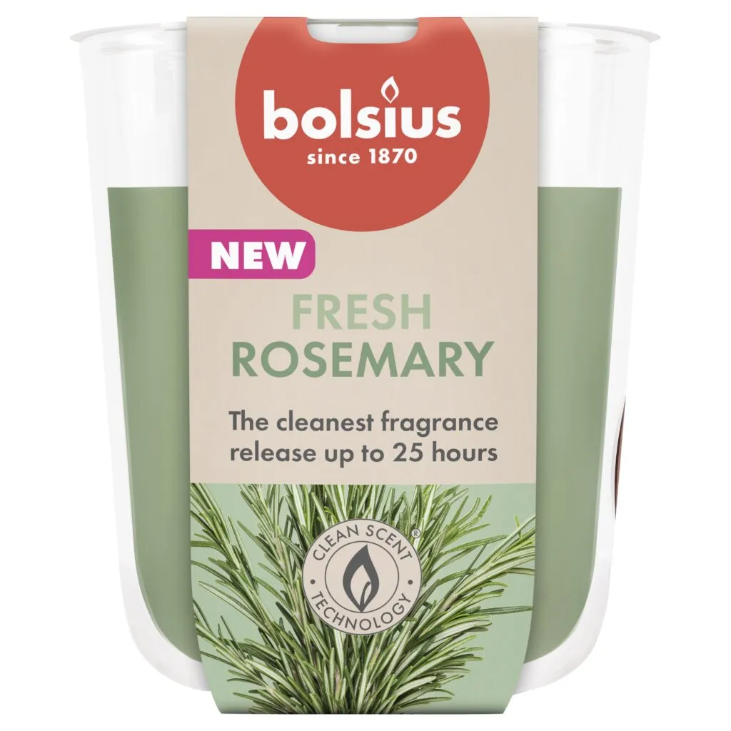 Bolsius Geurglas 80/73 True Scents Rosemary (1 stuk)