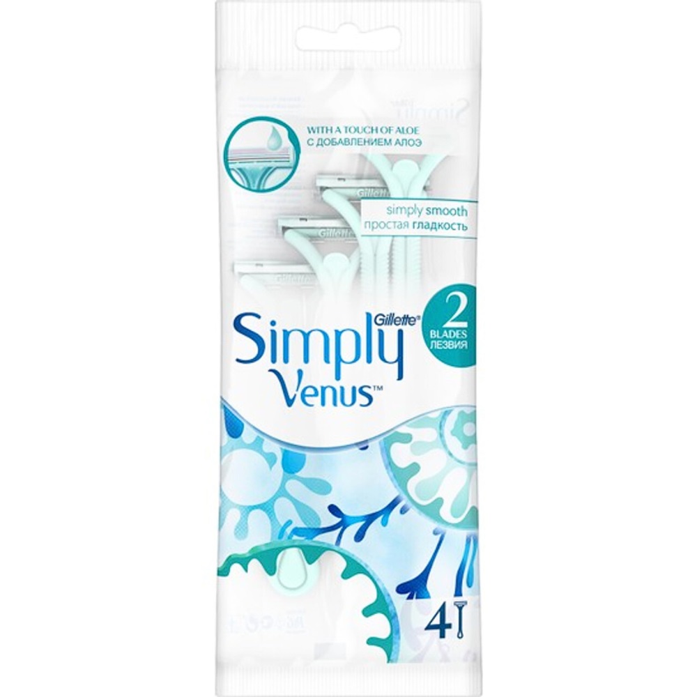 Gillette Simply Venus 2 (4 stuks)