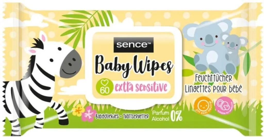 Sence Baby Wipes Extra Sensitive (60 stuks)