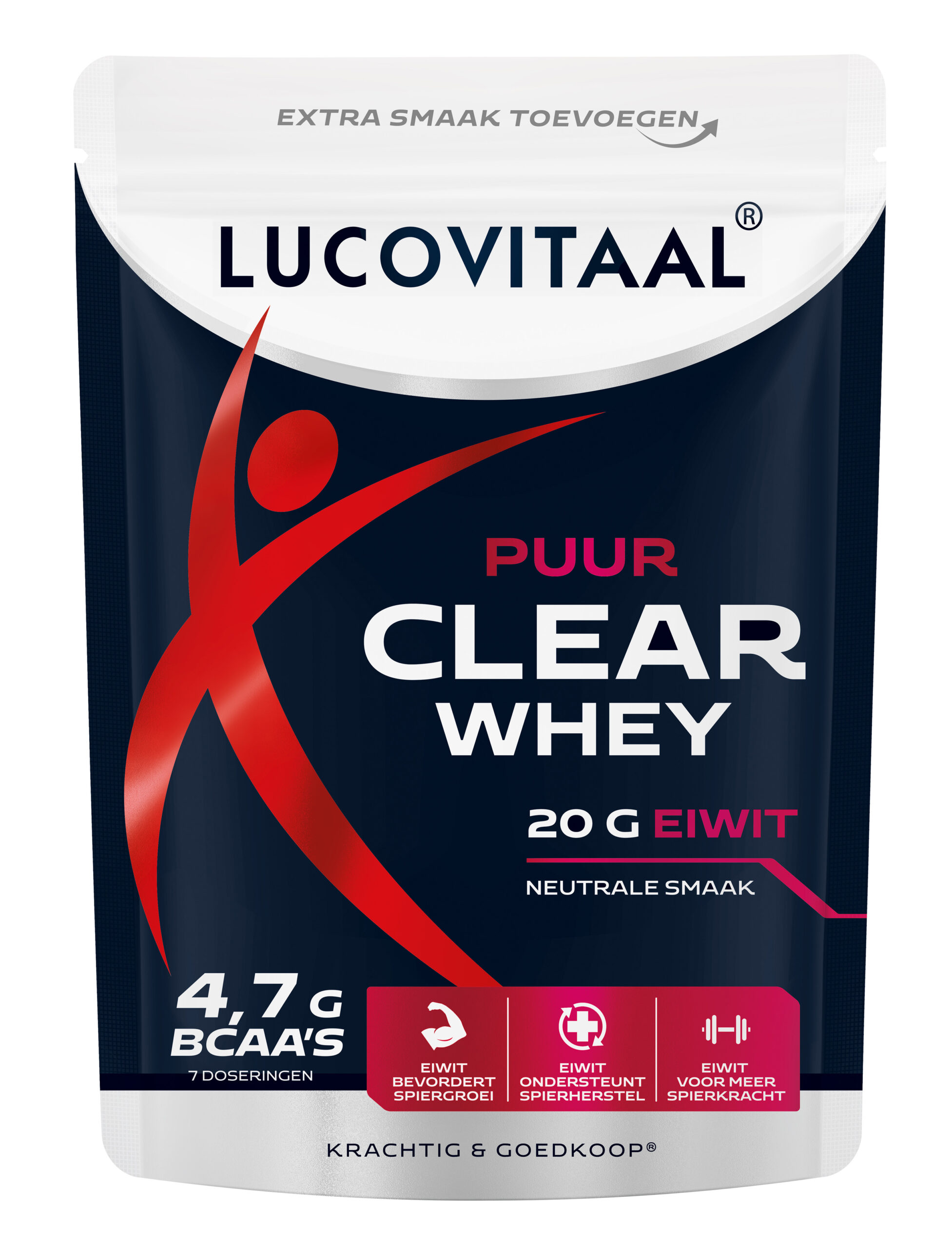 Lucovitaal Clear Whey poeder Puur Vega (175 gr)
