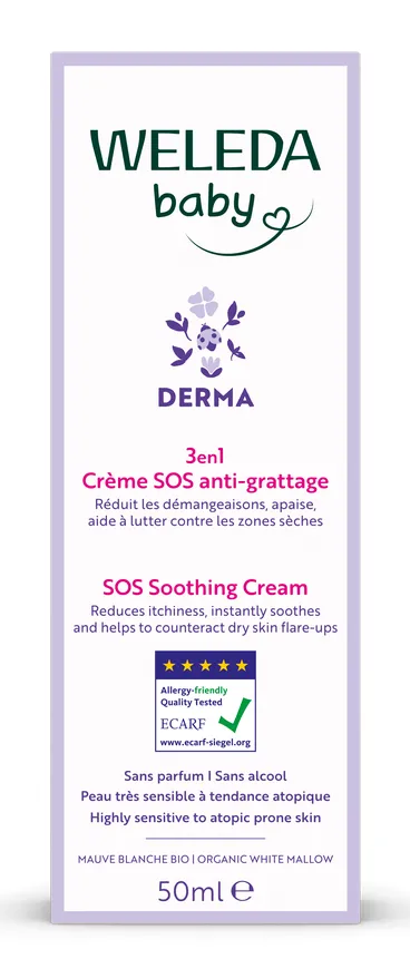 WELEDA Baby Derma 3 in 1 SOS Vette Creme (50 ml)