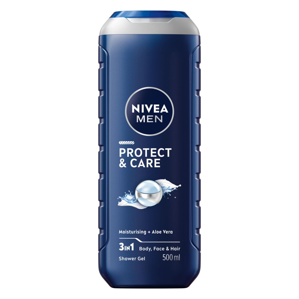 Nivea Men Protect & Care 3‑in‑1 Douchegel (500 ml)