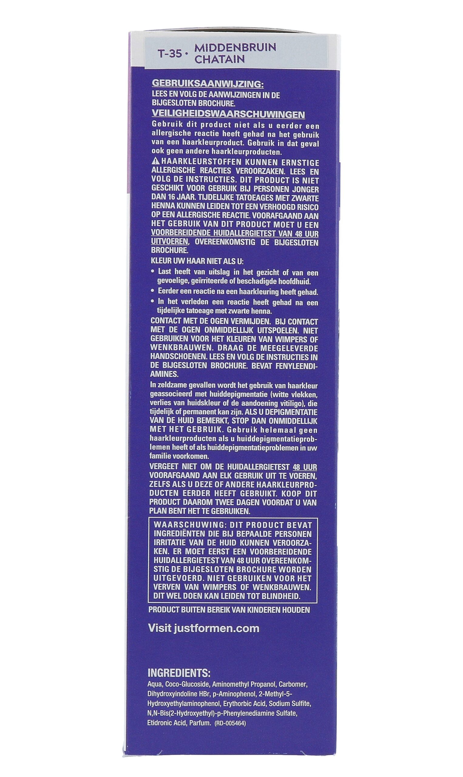 Just For Men Touch of Grey T-35 Middenbruin (1 stuk) - image 2