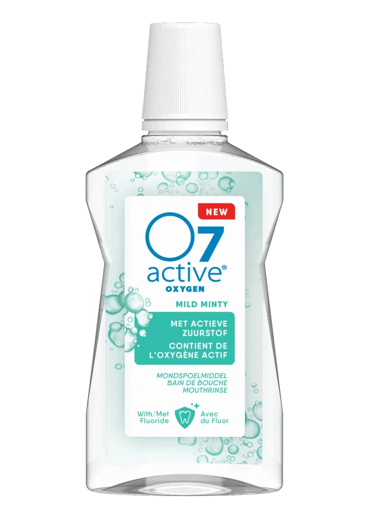 O7 Active Mondspoeling Mild Minty (500 ml)