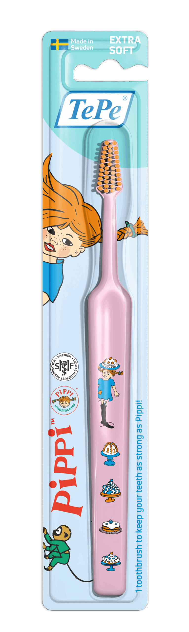 TePe Tandenborstel Pippi Extra Soft (1 stuk)