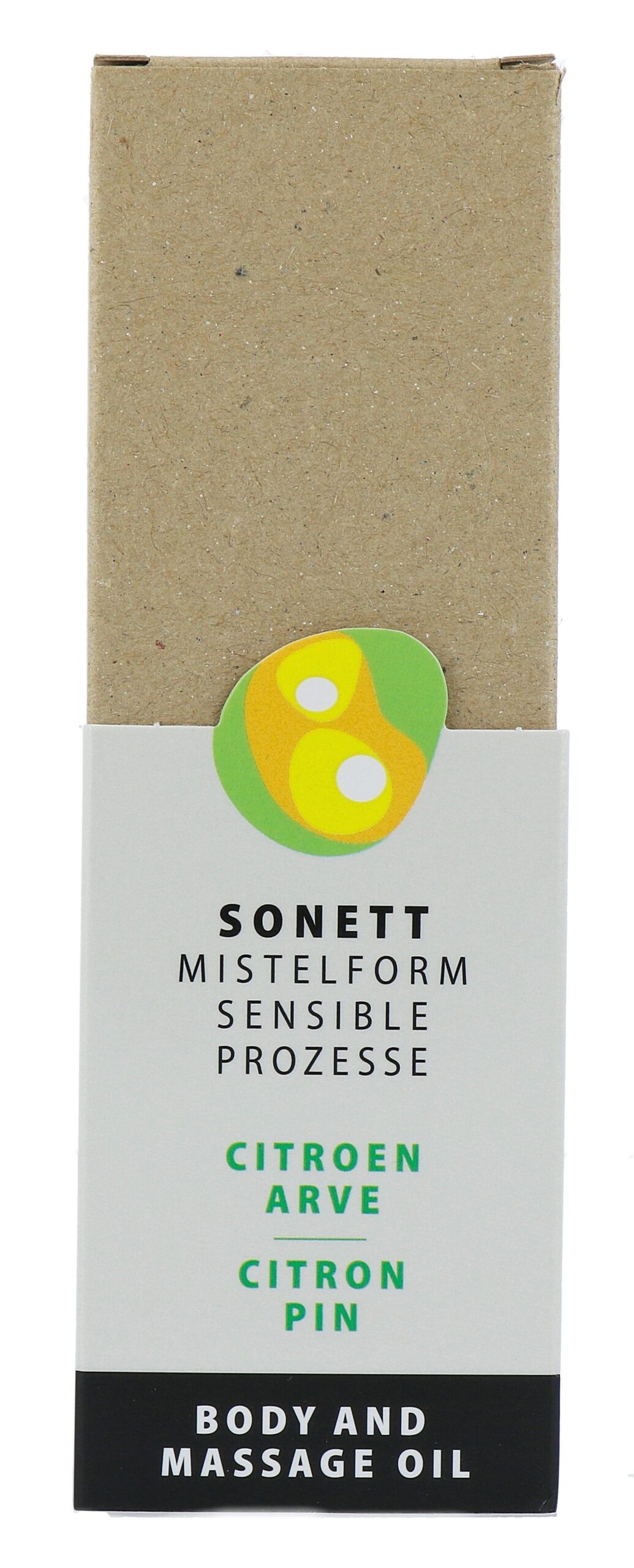 Sonett Mistelform Lichaams- en Massageolie Citroen & Arve (145 ml)