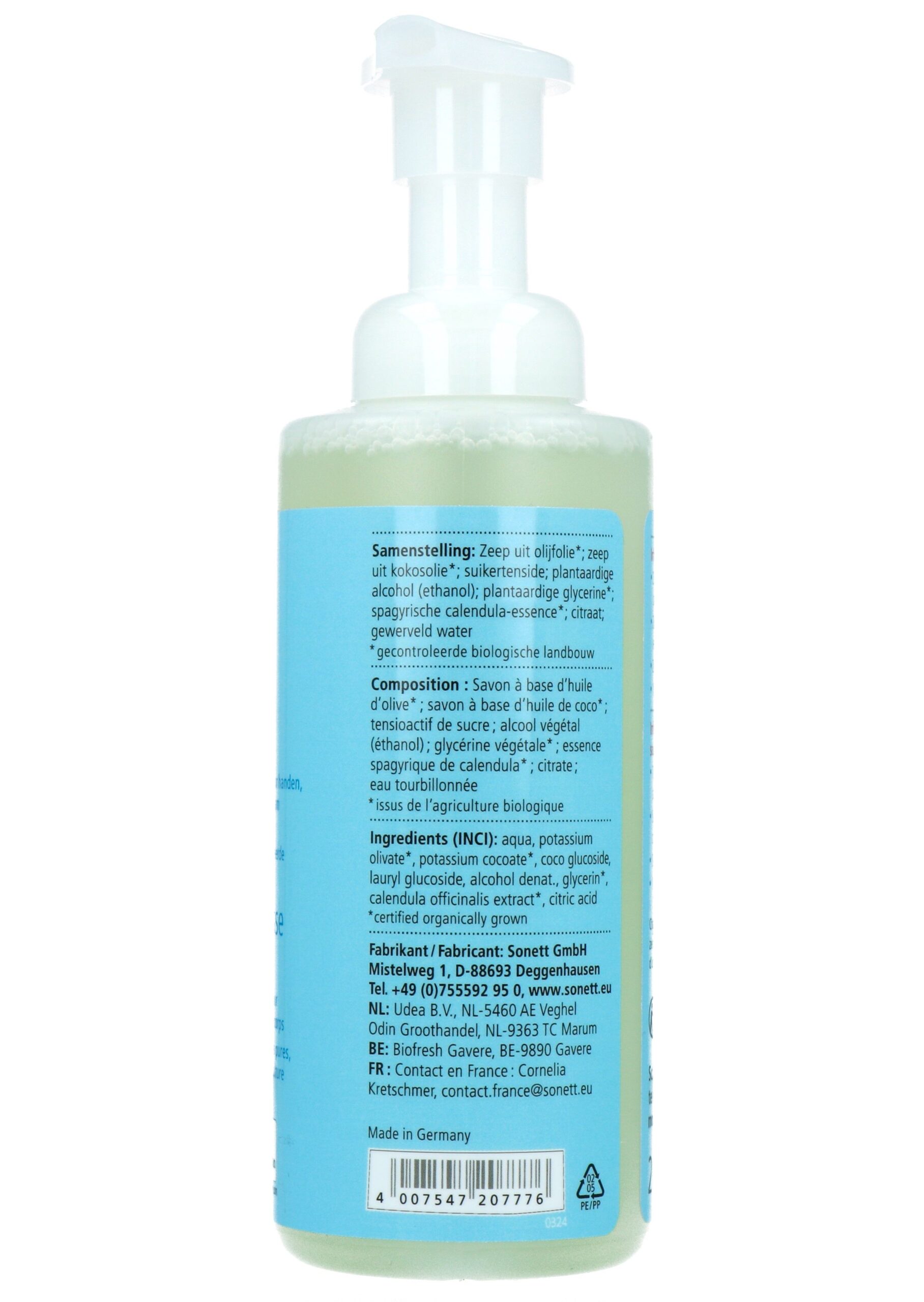 Sonett Schuimzeep Sensitive (200 ml)