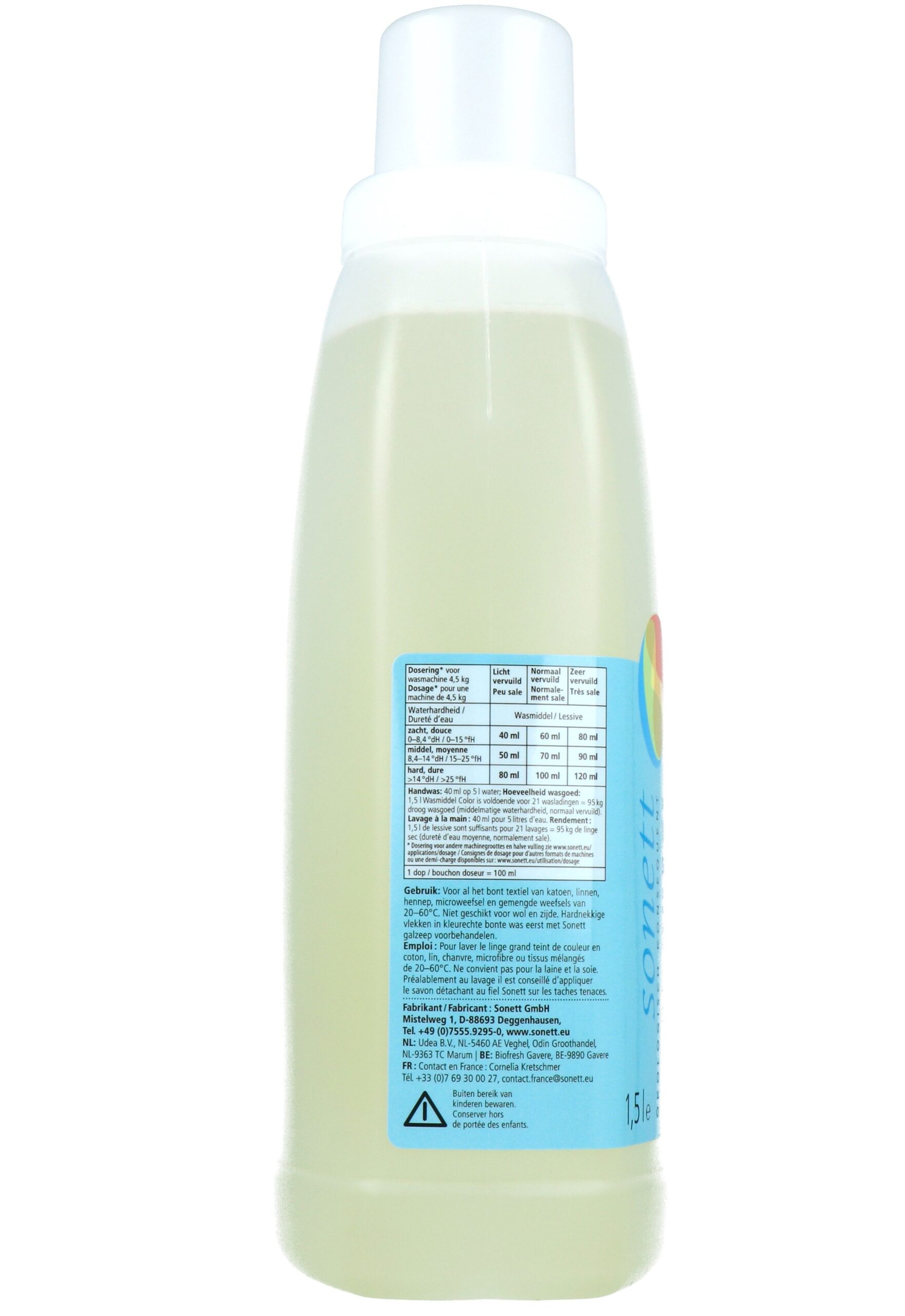 Sonett Wasmiddel Color Sensitive (1500 ml) - image 2