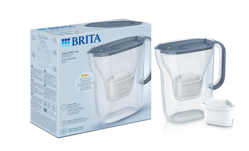 Brita Waterfilterkan Style Essential Cool Stone Blue (2400 ml)