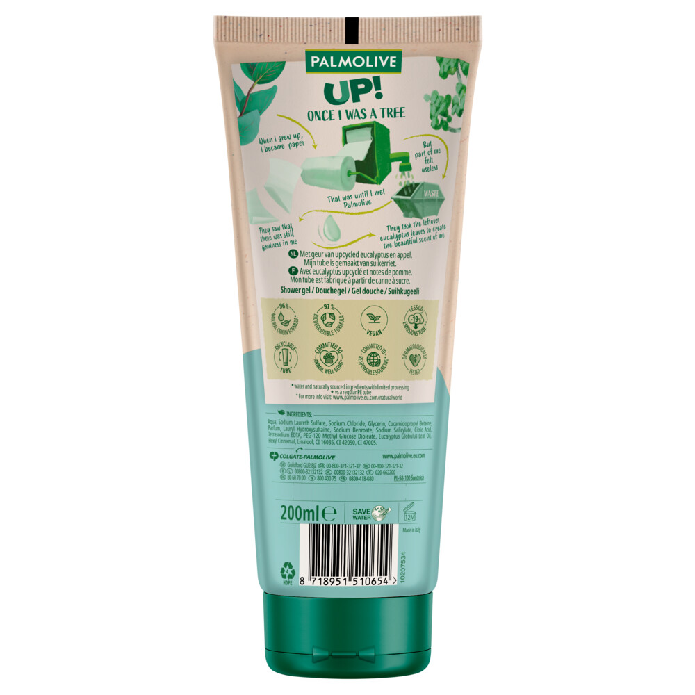 Palmolive Up! Douche Gel Eucalyptus & Apple (200 ml)