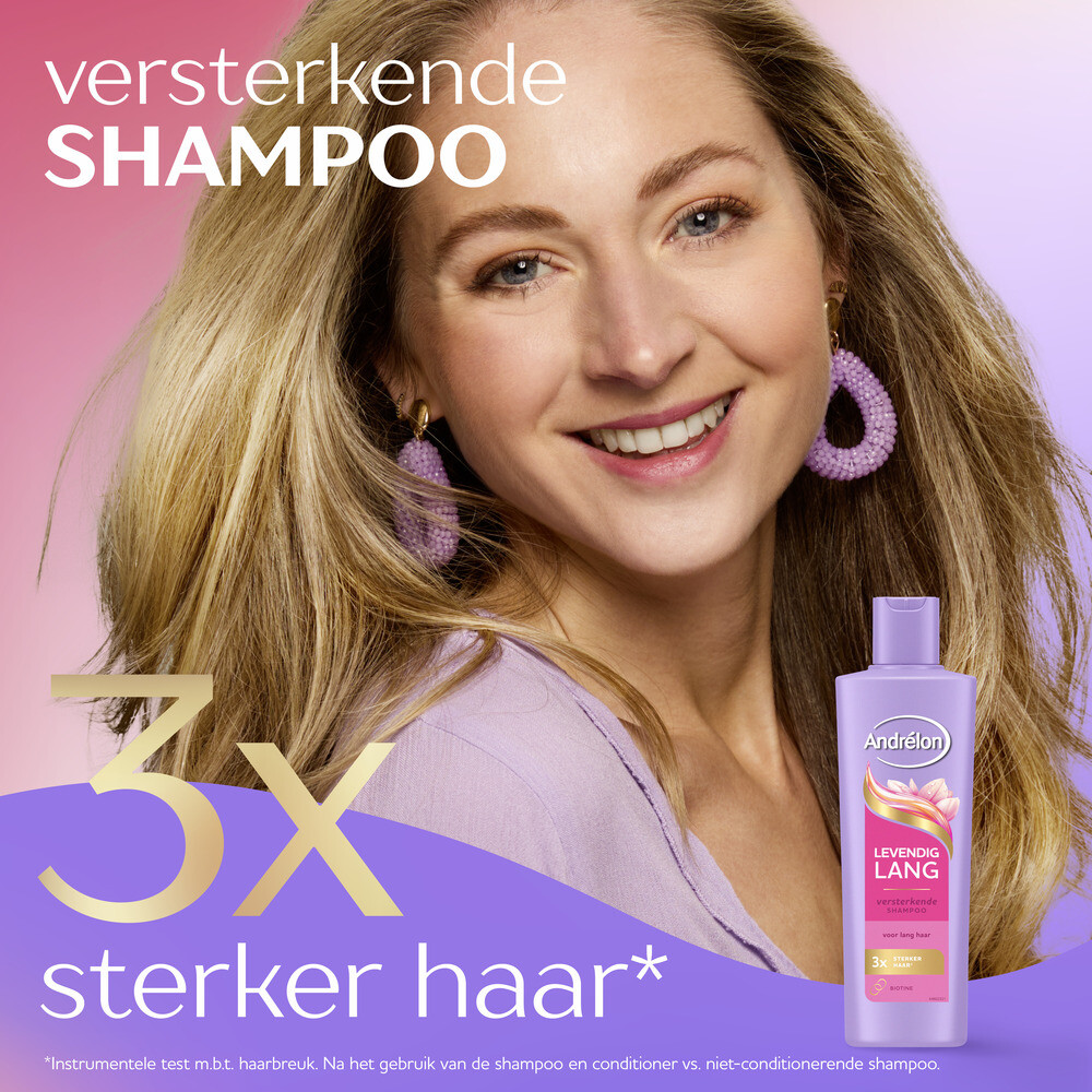 Andrelon Shampoo Levendig Lang (250 ml) - image 2