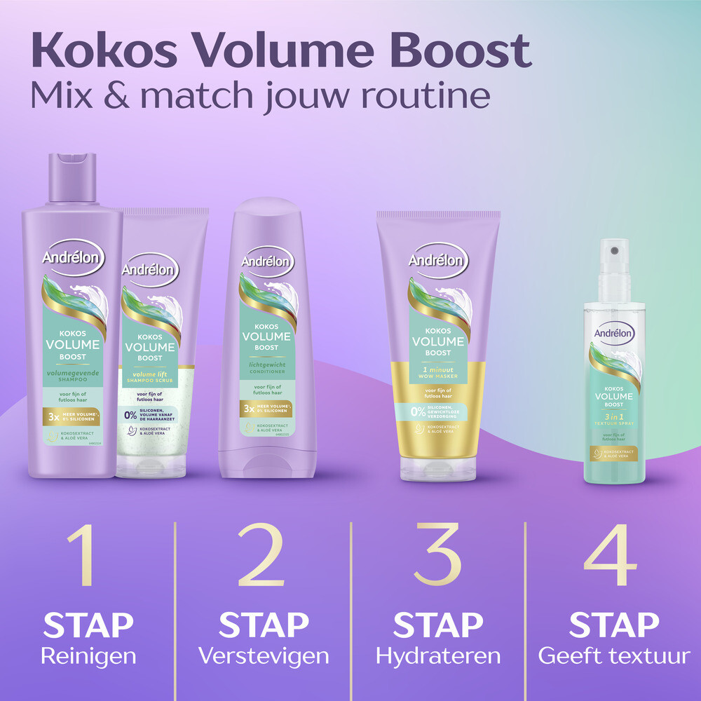 Andrelon Shampoo Volume Boost (250 ml) - image 3