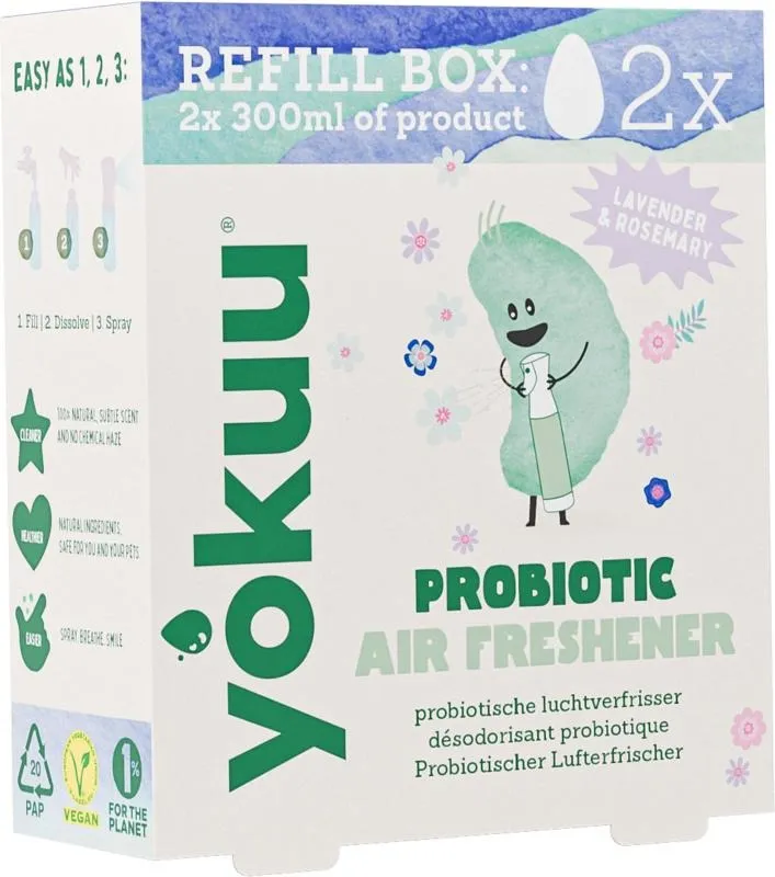 Yokuu Probiotische Luchtverfrisser Navulverpakking (2 stuks)