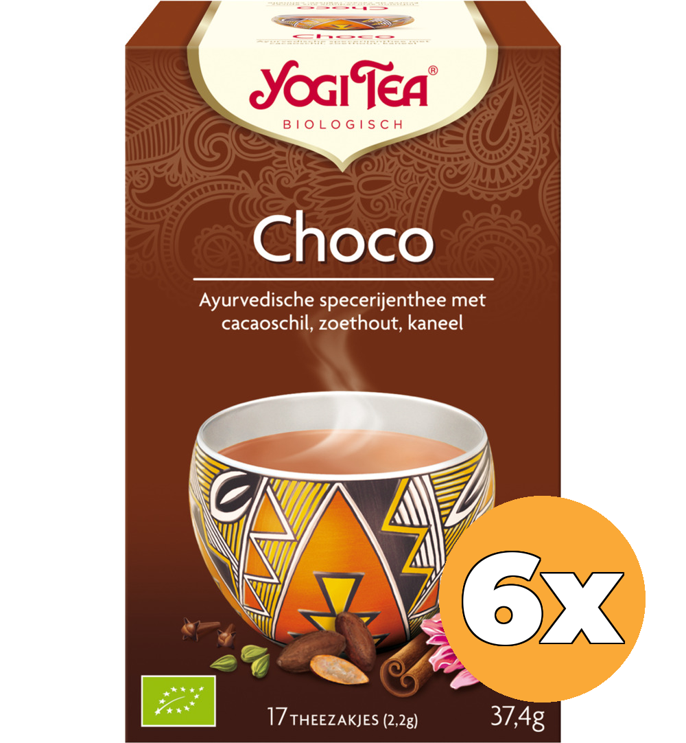 6x Yogi Tea Choco bio (17 stuks)