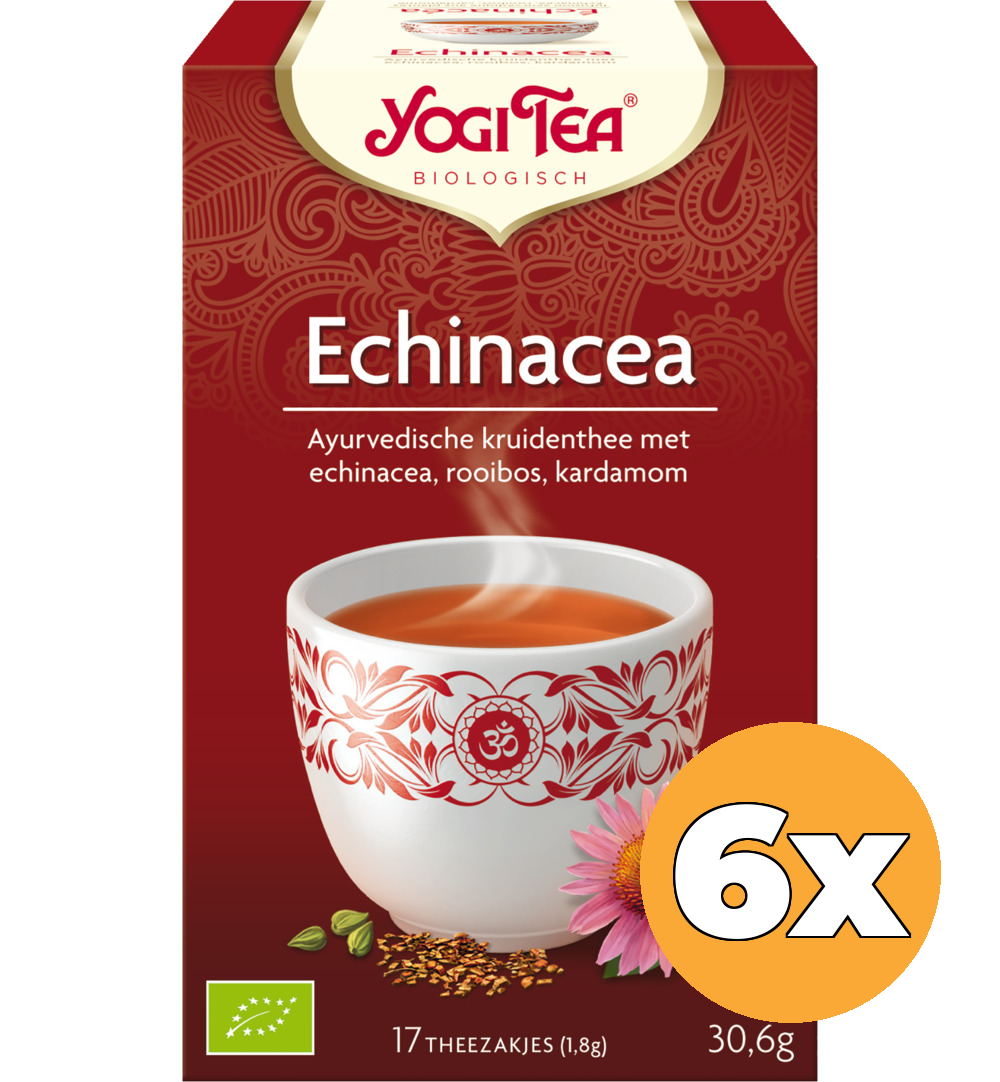 6x Yogi Tea Echinacea Bio (17 stuks)