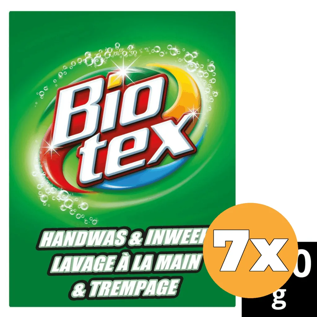 7x Biotex Waspoeder Was & Inweek (720 gr)