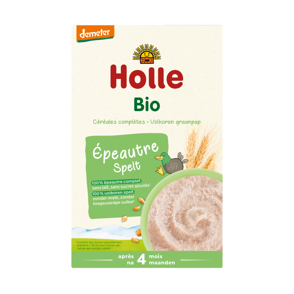 Holle Bio Volkorengraanpap Spelt (250 gr)