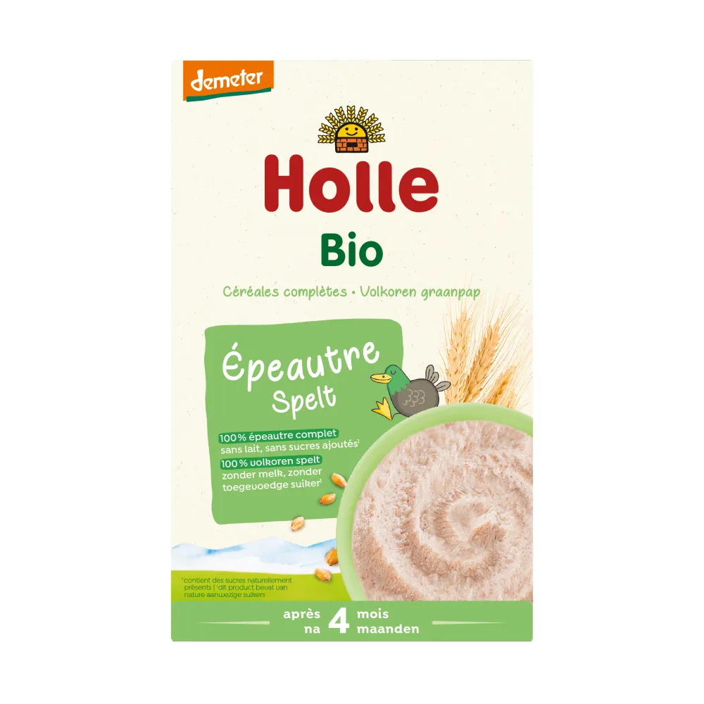 Holle Bio Volkorengraanpap Spelt (250 gr)